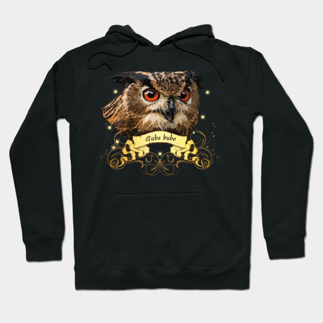 Royal Owl Hoodie by obscurite